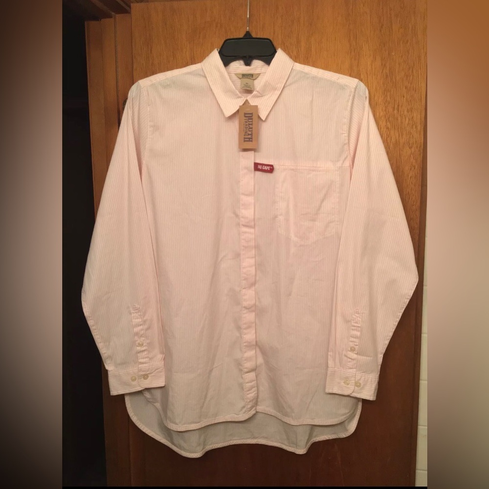 Duluth Trading Women’s Dress Button Up Long Sleeve Shirt  XL NWT Retail $64.50